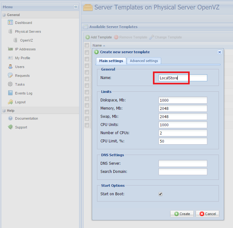 ovz-new-server-template